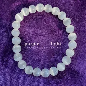 Reiki-Infused Selenite Bracelet