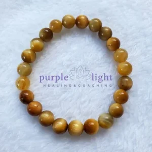 "Eye of the Dragon" Prehnite & Green Tourmaline Crystal Bracelet